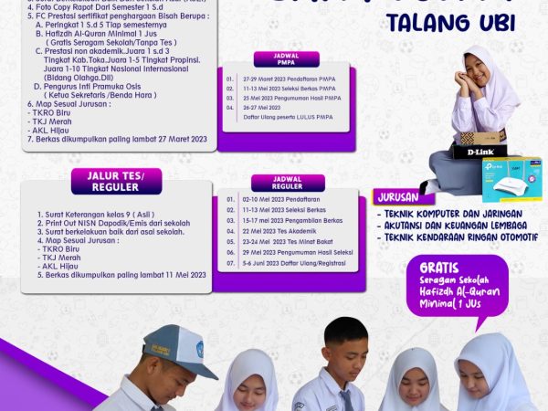 syarat-dan-jadwal ppdb smkn 1 talang ubi tahun 2023